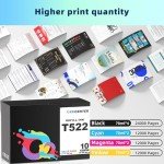 OFFICENTER 10 Bottles 522 Ink Refills for Ecotank