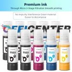OFFICENTER 10 Bottles 522 Ink Refills for Ecotank