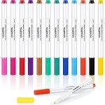 12 Pcs Sublimation Fabric Markers - Assorted Colors