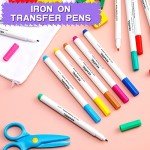 12 Pcs Sublimation Fabric Markers - Assorted Colors