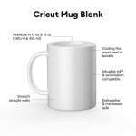 Cricut 12 Oz Sublimation Ceramic Mug Set (6)