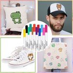 12 Pcs Sublimation Fabric Markers - Assorted Colors