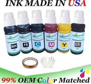 VC DYE Sublimation Ink Bottle Set for ET-8500/8550