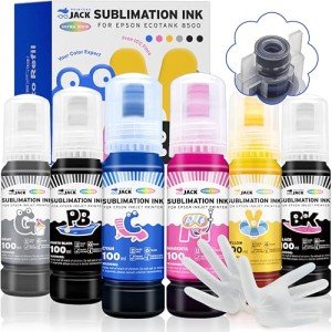 Printers Jack 600ML Sublimation Ink for ET-8550