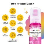 Printers Jack 600ML Sublimation Ink for ET-8550