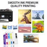 QUTHZZHY Refillable Sublimation Ink Cartridges 4-Pack