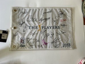 Signed 2013 TPC Sawgrass PGA Flag