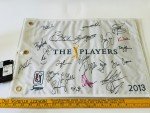 Signed 2013 TPC Sawgrass PGA Flag