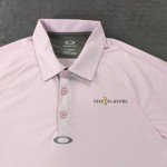 Oakley Men's Pink Golf Polo - TPC Sawgrass