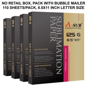 440 Sheets A-SUB 8.5x11 Sublimation Paper