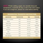 A-SUB 8.5x11 Sublimation Paper 125g - 110 Sheets