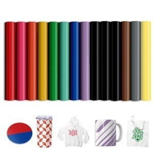 Solid Color Sublimation Transfer Ink Sheets - 14pcs