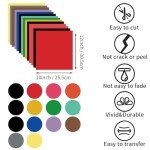 Solid Color Sublimation Transfer Ink Sheets - 14pcs