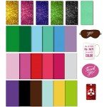 Glitter Transfer Ink Sheets for Heat Press Machines