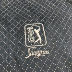 Men's Large Blue Abstract Golf Polo Shirt