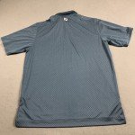 Men's Large Blue Abstract Golf Polo Shirt