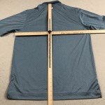 Men's Large Blue Abstract Golf Polo Shirt