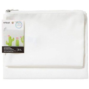 Cricut® White Cosmetic Bag Blanks - 3 Pack