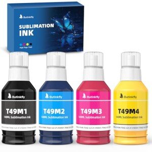 140ml Clog-Free T49M Sublimation Ink Set