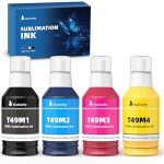 140ml Clog-Free T49M Sublimation Ink Set