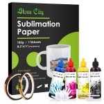 A-SUB Sublimation Ink, Paper & Tape Bundle