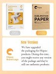 Hiipoo Sublimation Paper - 8.5x14 Inch, 110 Sheets