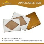 Reusable Teflon Heat Press Covers - 15x15 Inch