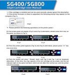 Sawgrass SG400/SG800 High Yield Ink Cartridges
