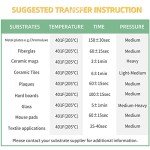 A-SUB 150 Sheets Sublimation Paper, 8.5x11 inch