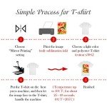 A-SUB 150 Sheets Sublimation Paper, 8.5x11 inch