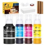 Hiipoo Ink and Paper Bundle for Sublimation Printers