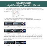 Sublimation Ink Cartridges for Sawgrass SG400/SG800