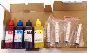 Kydo Premium 4 Color Sublimation Ink Refill Kit