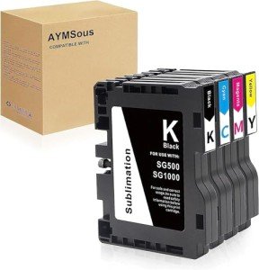 AYMSous 4-Pack Sublimation Ink for Sawgrass Printers