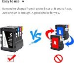 AYMSous 4-Pack Sublimation Ink for Sawgrass Printers