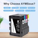 AYMSous 4-Pack Sublimation Ink for Sawgrass Printers