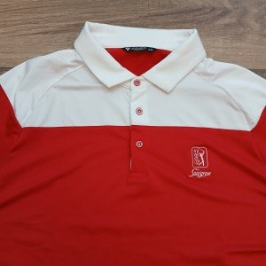 Red Men's Performance Golf Shirt - Extra Large