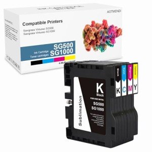 AOTMENDI Sublimation Ink Cartridges for Sawgrass Printers