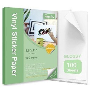 Glossy Self-Adhesive Printable Vinyl Sticker Paper