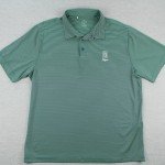 Under Armour Men's Green Stripe Golf Polo - XL