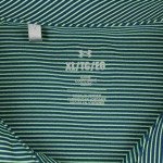 Under Armour Men's Green Stripe Golf Polo - XL