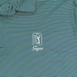 Under Armour Men's Green Stripe Golf Polo - XL
