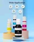 CEEBOO 502 Ink Bottle Replacement Set - 10 Bottles