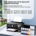 OFFICENTER 522 Ink Refill Bottles for EcoTank