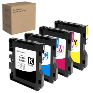 Dikarsum SG400/SG800 Compatible Ink Cartridge 4-Pack