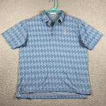 Men's XL Blue Diamond Golf Polo Shirt