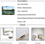 Golf Course Wall Art Canvas Print TPC Sawgrass