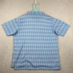 Men's XL Blue Diamond Golf Polo Shirt