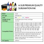 A-SUB 8.5'' x 11'' Sublimation Paper 110 Sheets