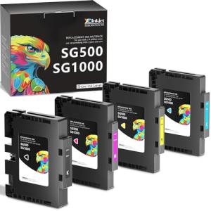 Xcinkjet SG500 Compatible Sublimation Ink Cartridges 4-Pack